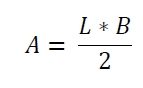 In a C program, translate the following into Chinese: What is the area of ​​the largest triangle that can be embedded within a rectangle?