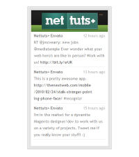 흥미로운 업데이트를 보여주는 위젯을 만들어보세요