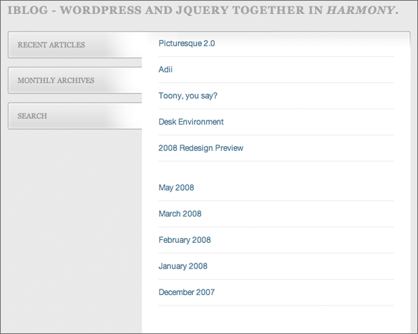 Melaksanakan kandungan tab menggunakan jQuery dan WP_Query