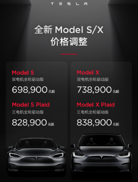 特斯拉车型价格剧烈波动：Model S和Model X价格变动不一，引发车坛关注再度集中