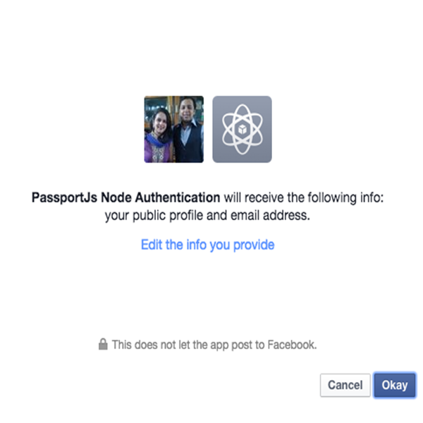 Using Passport to provide social authentication for Node.js applications