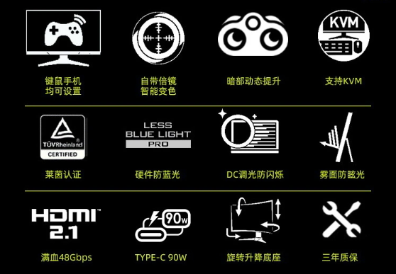 微星发布32英寸4K高刷新率显示器MAG 323UPF