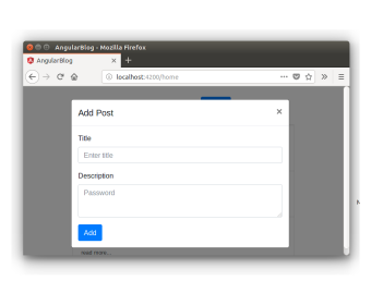 Angular 和 MongoDB:向博客应用程序添加帖子