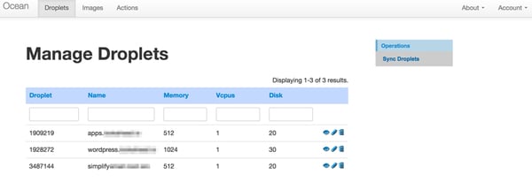 使用 Digital Ocean API 管理云实例