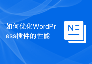 WordPress 플러그인 성능을 최적화하는 방법