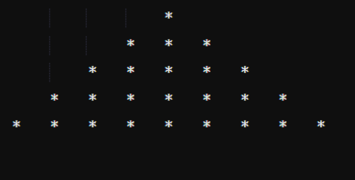 Java program to create pyramids and patterns