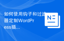 如何使用钩子和过滤器定制WordPress插件
