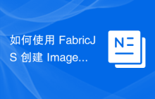 如何使用 FabricJS 创建 Image 对象的 JSON 表示？