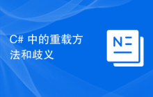 C# 中的重载方法和歧义