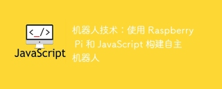 机器人技术:使用 Raspberry Pi 和 JavaScript 构建自主机器人
