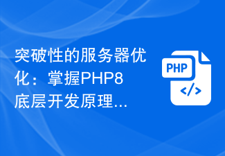 画期的なサーバー最適化: PHP8 の基礎となる開発原則をマスターする