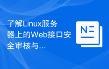 了解Linux服务器上的Web接口安全审核与漏洞扫描。