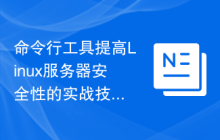命令行工具提高Linux服务器安全性的实战技巧