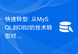 Transformasi pantas: Kesan transformasi teknologi daripada MySQL kepada DB2 terhadap daya saing perusahaan.