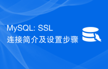 MySQL: SSL 连接简介及设置步骤