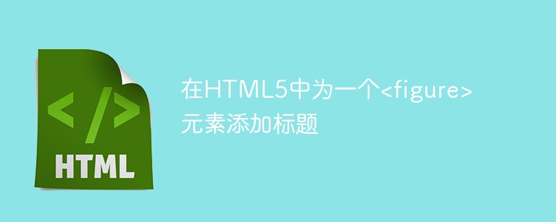 HTML5의 <Figure> 요소에 제목 추가