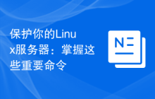 保护你的Linux服务器：掌握这些重要命令