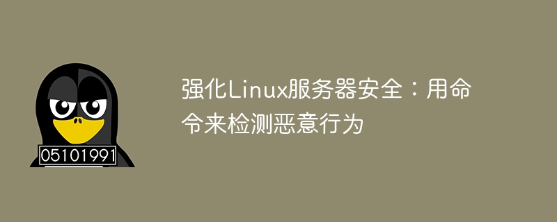 Linux サーバーのセキュリティの強化: コマンドを使用して悪意のある動作を検出する