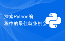 探索Python编程中的最佳就业机会