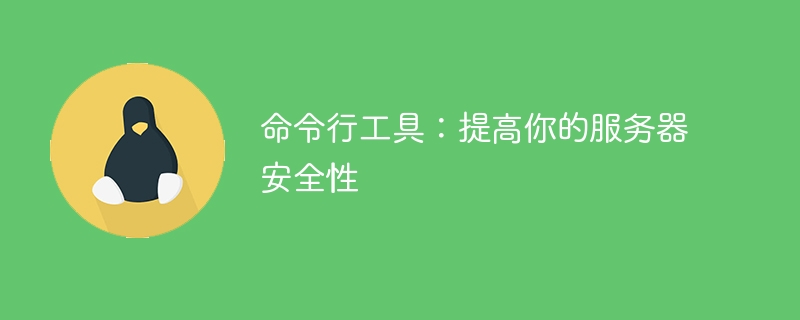 コマンド ライン ツール: サーバーのセキュリティを向上させる