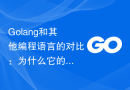 Golang和其他编程语言的对比：为什么它的开发效率更高？