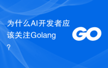 为什么AI开发者应该关注Golang？
