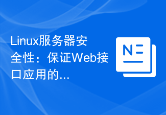 Linux サーバーのセキュリティ: Web インターフェイス アプリケーションの柔軟性を確保します。