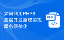 如何利用PHP8底层开发原理实现服务器优化