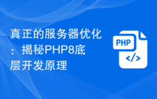 真正的服务器优化:揭秘PHP8底层开发原理