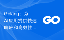 Golang：为AI应用提供快速响应和高效性