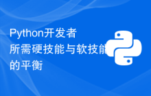 Python开发者所需硬技能与软技能的平衡