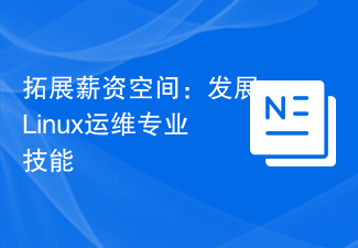 拓展薪资空间：发展Linux运维专业技能