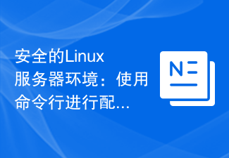 보안 Linux 서버 환경: 명령줄을 사용하여 구성 및 보안