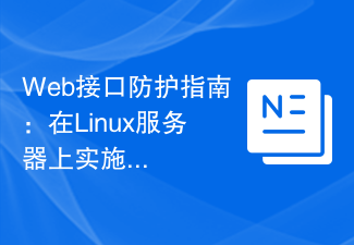 Web接口防护指南：在Linux服务器上实施最佳实践。