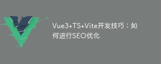 vue3+ts+vite开发技巧：如何进行seo优化
