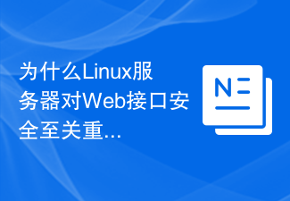 为什么Linux服务器对Web接口安全至关重要？