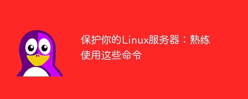 保护你的Linux服务器：熟练使用这些命令