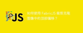 如何使用 FabricJS 裁剪克隆图像中的顶部偏移?