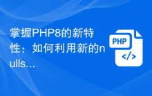 掌握PHP8的新特性:如何利用新的nullsafe操作符和代码处理可空对象?
