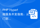 PHP Hyperf微服务开发指南：从入门到精通