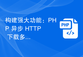 构建强大功能：PHP 异步 HTTP 下载多个文件的开发指南