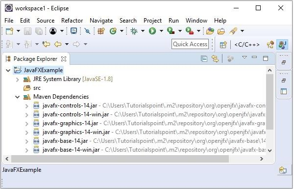 Développement JavaFX avec Eclipse