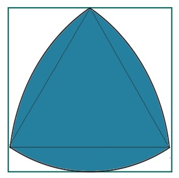 What is the largest Rayleigh triangle inside a square?