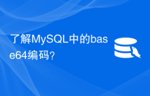 了解MySQL中的base64编码？