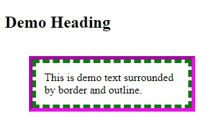 Learn the difference between CSS borders and outlines