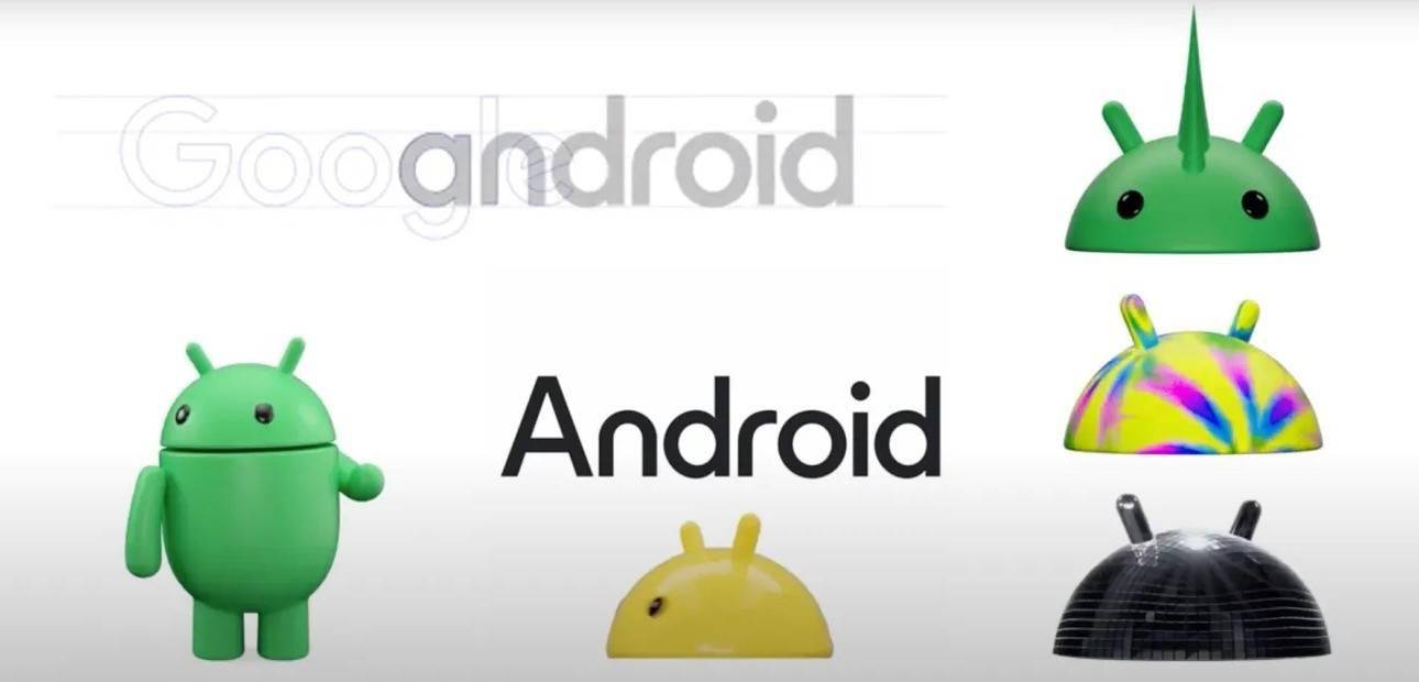 Es wird berichtet, dass Google sein Android-Markenlogo aktualisiert: Der Roboter wird 3D sein und die Schriftart wird kompakter und abgerundeter.