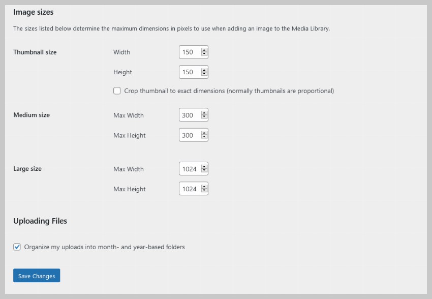 Modify Featured Image Size in WordPress