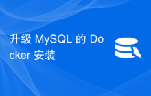 升级 MySQL 的 Docker 安装