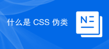 什麼是 CSS 偽類