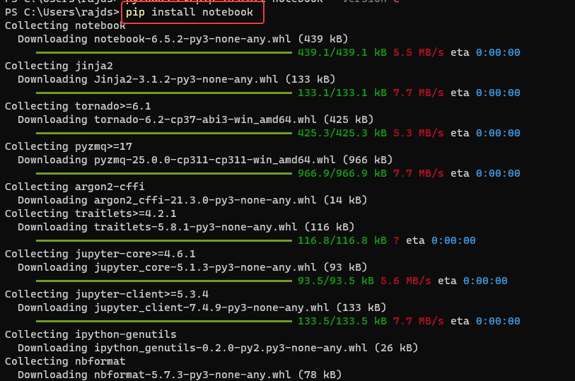 如何使用CMD在Windows 11或10中安装Jupyter Notebook？